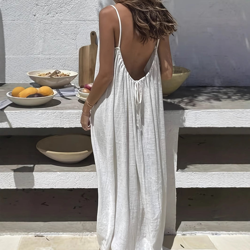 Luna Tie-Back Summer Dress