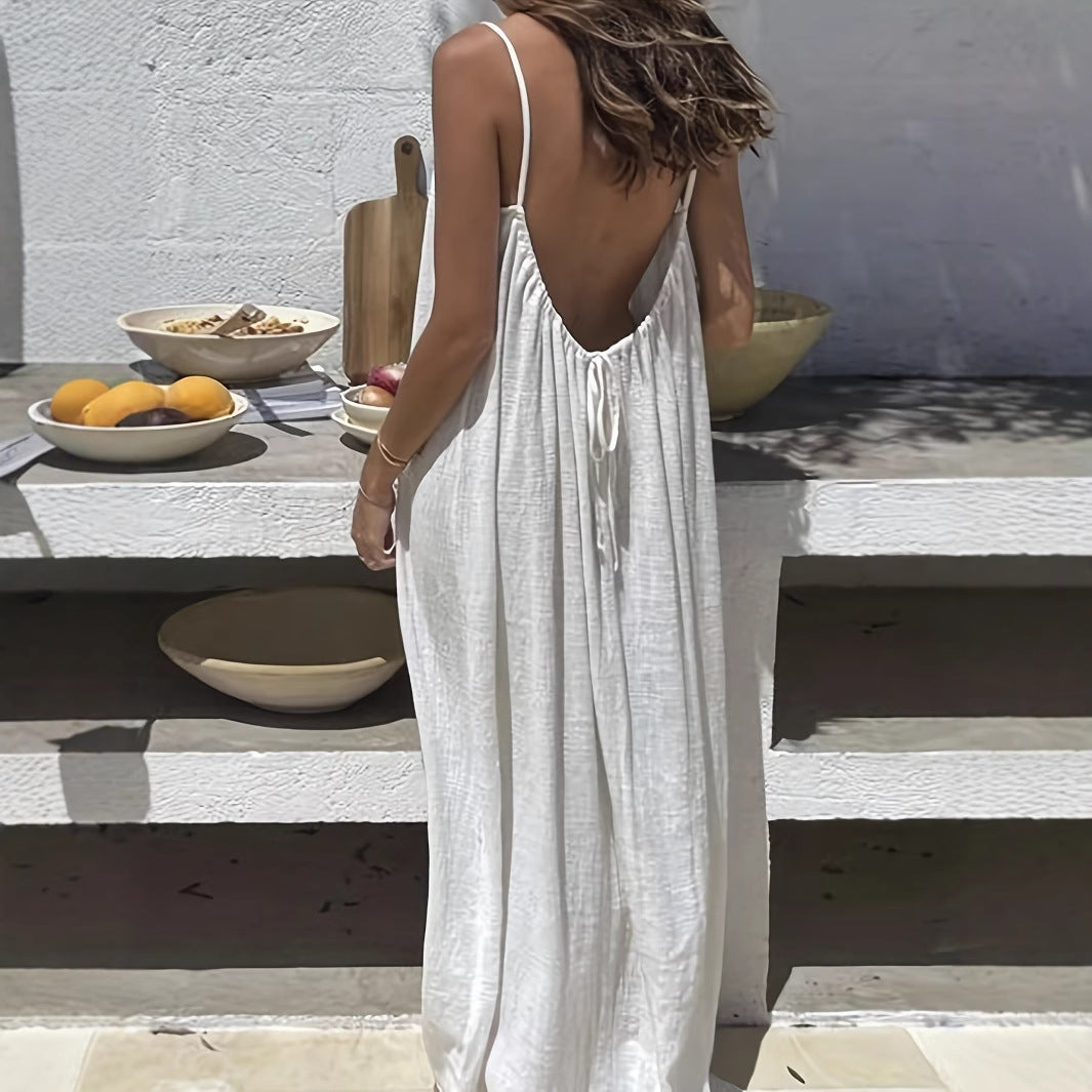 Luna Tie-Back Summer Dress